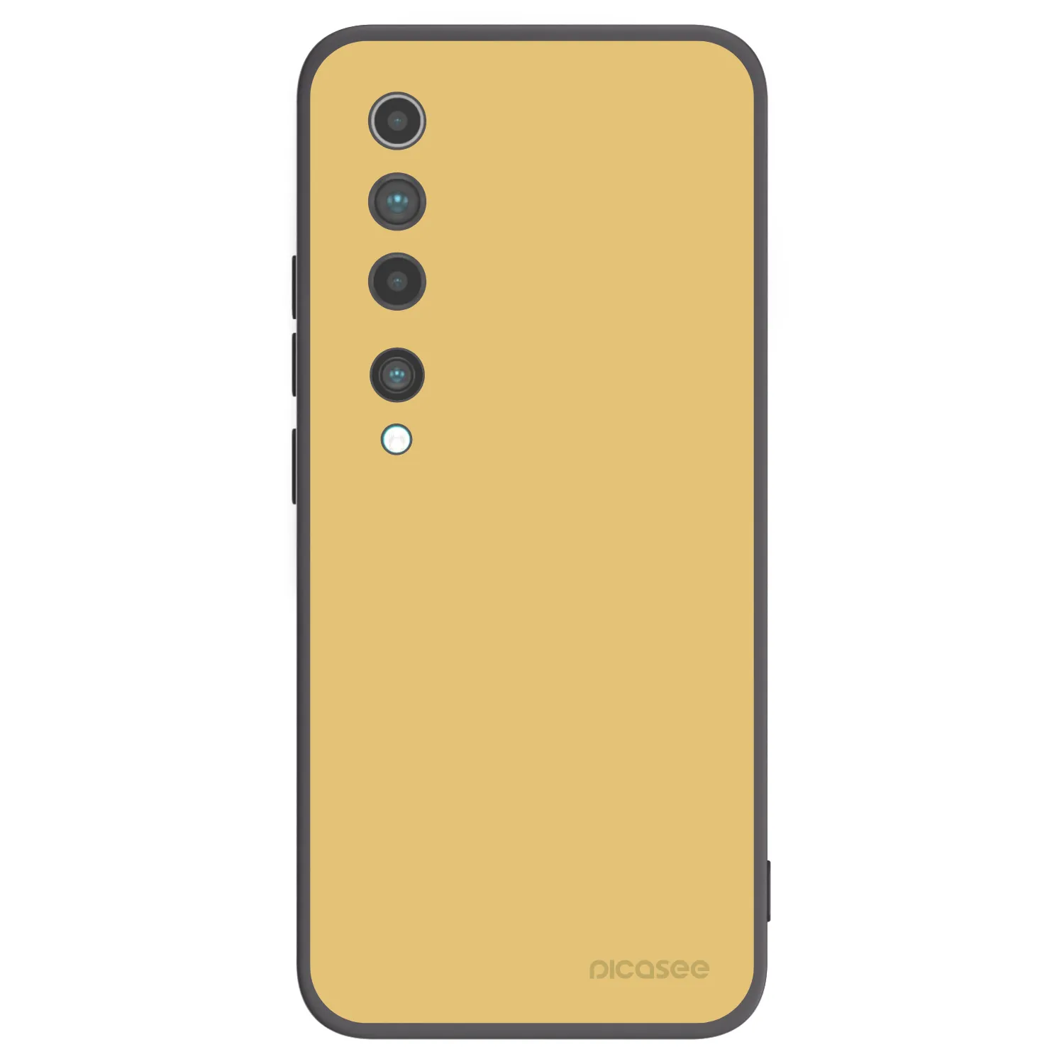 Picasee Xiaomi Mi 10 Hülle - Schwarzes Silikon - Canary Crystal