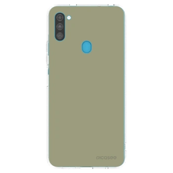Picasee Samsung Galaxy M11 Hülle - Transparentes Silikon - Dewy Dawn