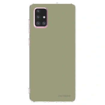 Picasee Samsung Galaxy A71 A715F Hülle - Transparentes Silikon - Dewy Dawn