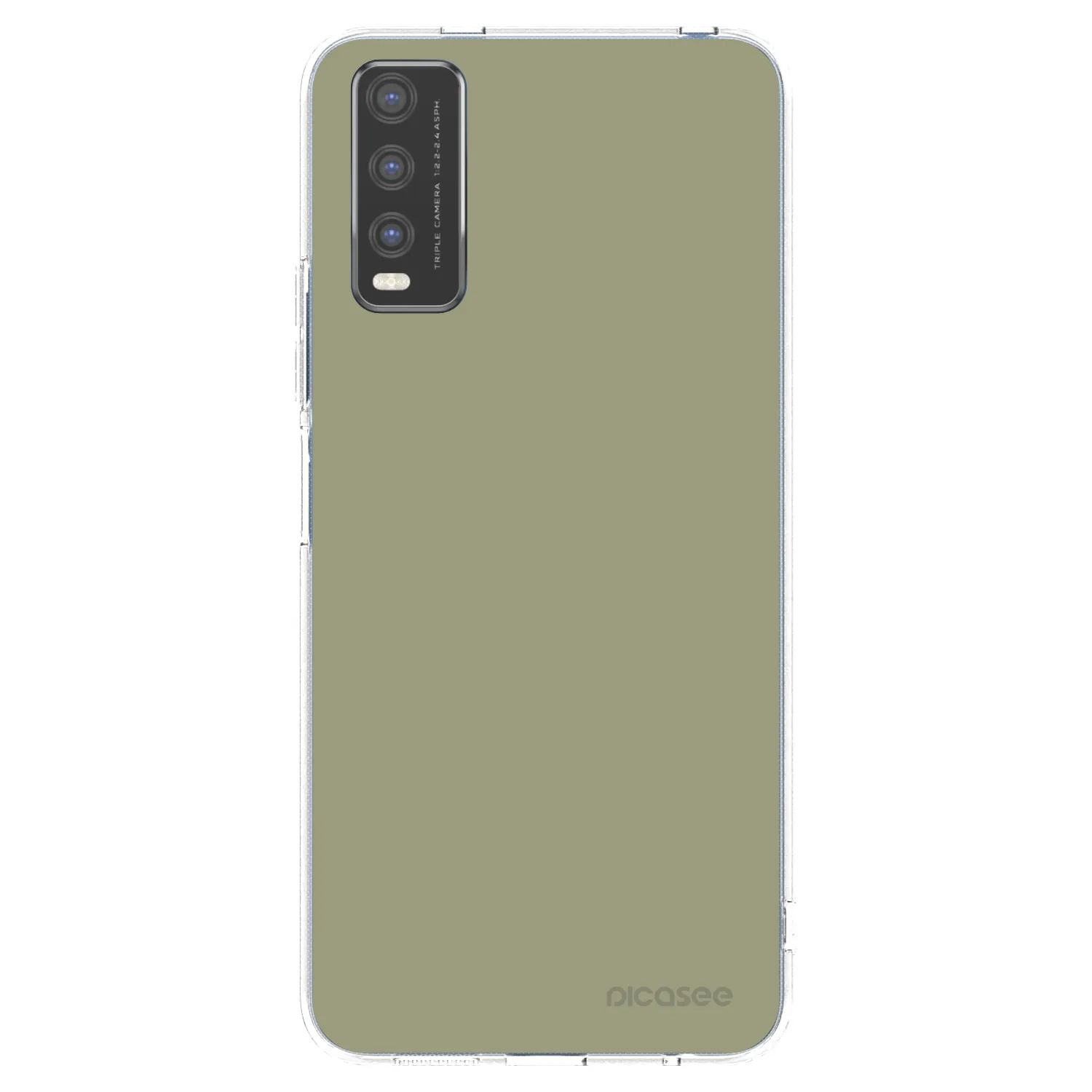 Picasee Vivo Y20s Hülle - Transparentes Silikon - Dewy Dawn