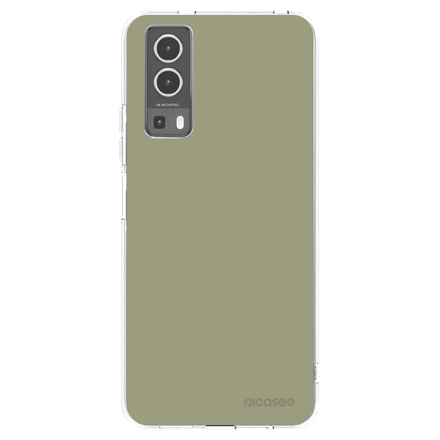 Picasee Vivo Y72 5G Hülle - Transparentes Silikon - Dewy Dawn