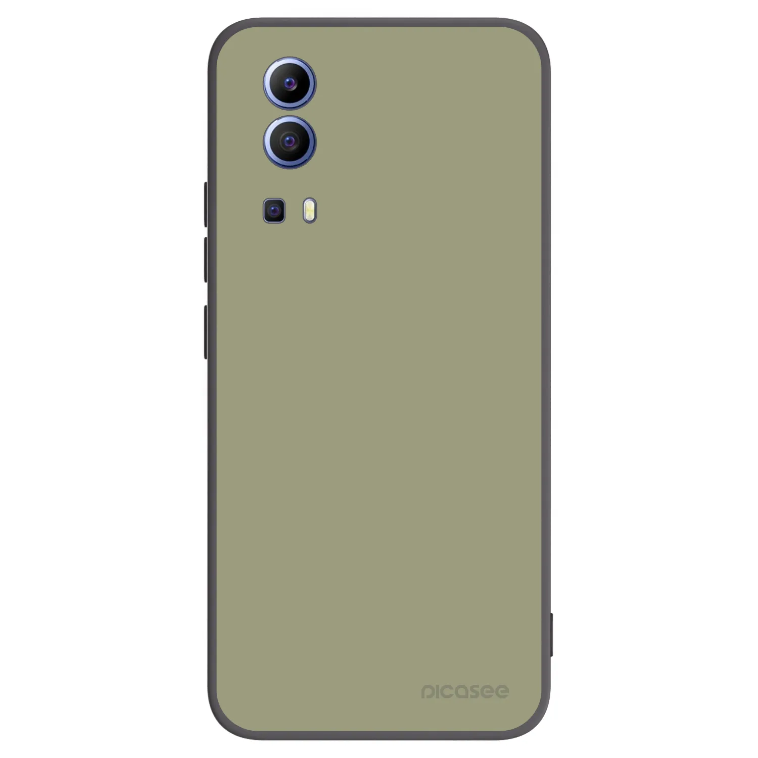 Picasee Vivo Y52 5G Hülle - Schwarzes Silikon - Dewy Dawn