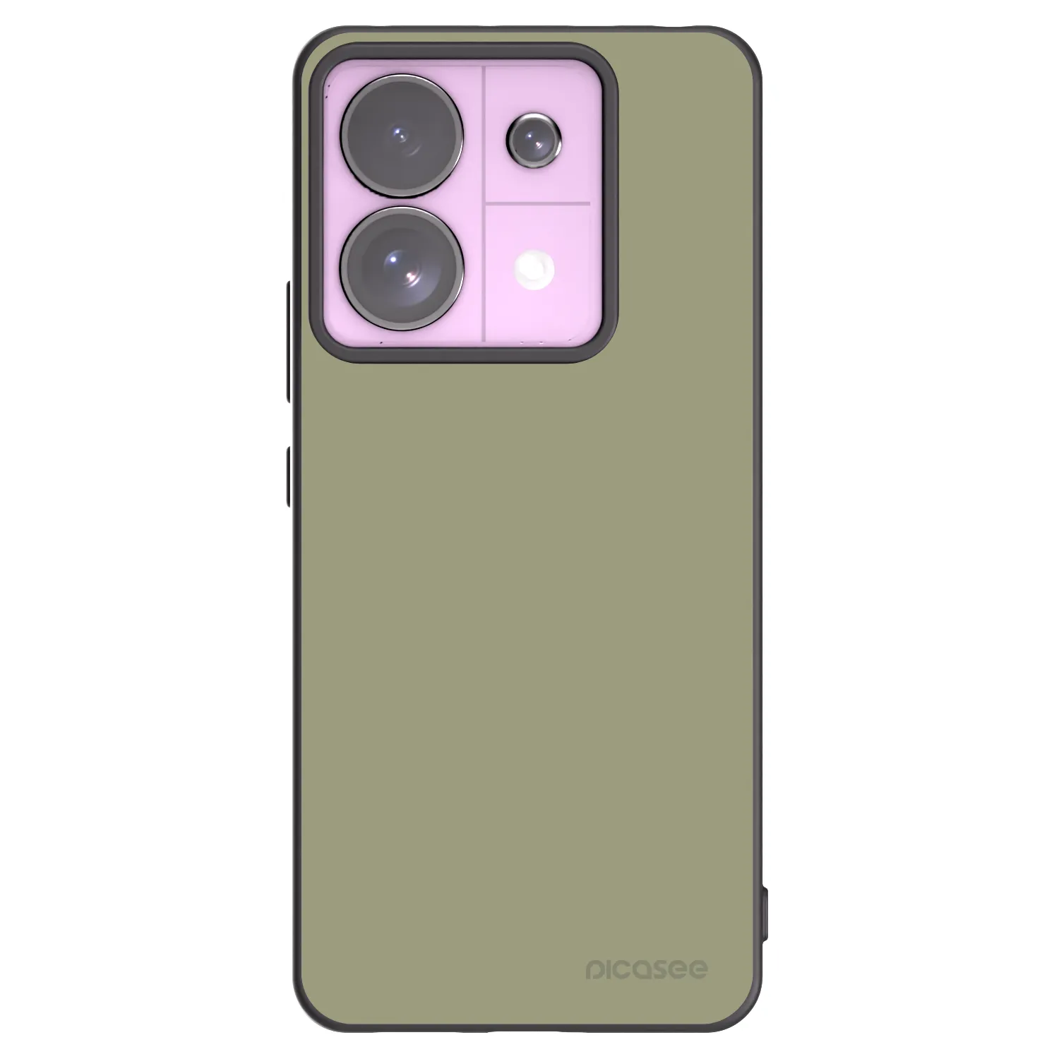 Picasee Xiaomi Redmi Note 13 Pro 5G Hülle - Schwarzes Silikon - Dewy Dawn