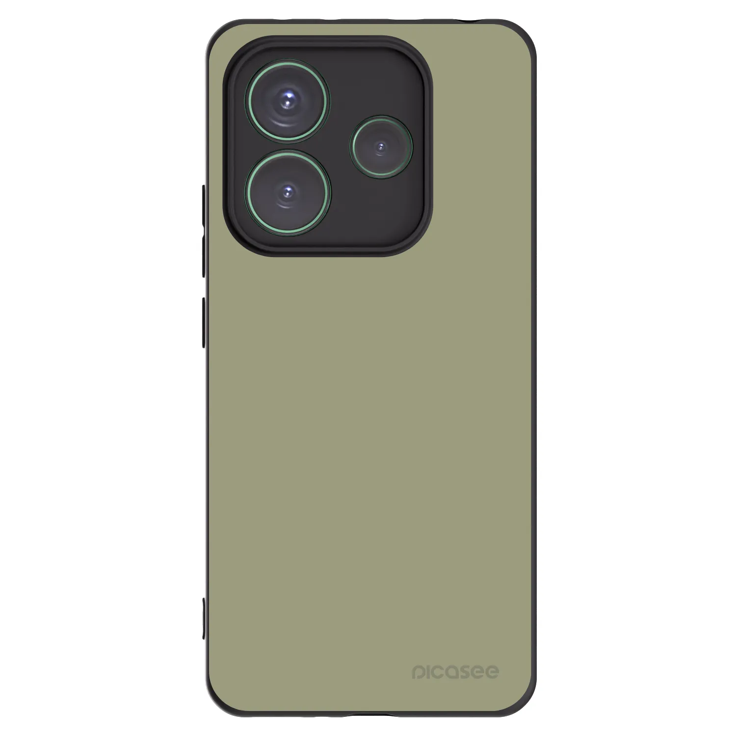 Picasee Xiaomi Redmi Note 14 5G Hülle - Schwarzes Silikon - Dewy Dawn