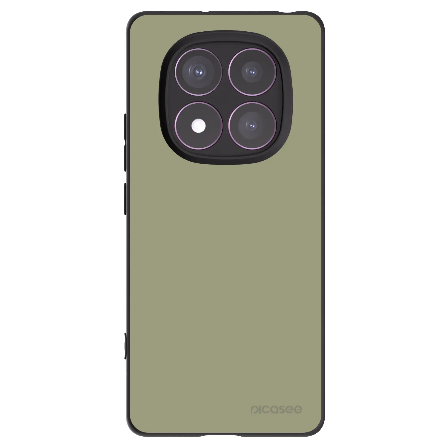 Picasee Xiaomi Redmi Note 14 Pro 4G Hülle - Schwarzes Silikon - Dewy Dawn
