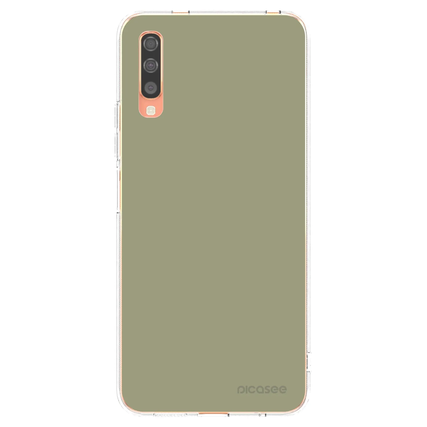 Picasee Samsung Galaxy A70 A705F Hülle - Transparentes Silikon - Dewy Dawn