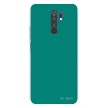 Picasee Xiaomi Redmi 9 Hülle - Transparentes Silikon - Emerald Mist