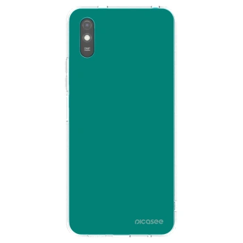 Picasee Xiaomi Redmi 9A Hülle - Transparentes Silikon - Emerald Mist