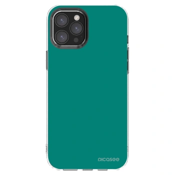 Picasee Apple iPhone 12 Pro Max Hülle - Transparentes Silikon - Emerald Mist