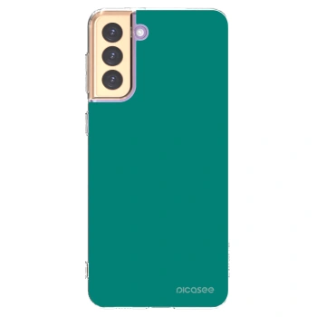 Picasee Samsung Galaxy S21+ 5G G996F Hülle - Transparentes Silikon - Emerald Mist