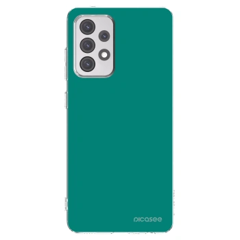 Picasee Samsung Galaxy A52 5G A525F Hülle - Transparentes Silikon - Emerald Mist