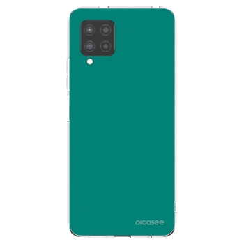 Picasee Samsung Galaxy A42 A426B Hülle - Transparentes Silikon - Emerald Mist