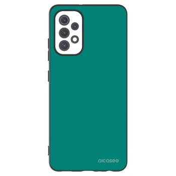 Picasee Samsung Galaxy A32 5G A326B Hülle - Schwarzes Silikon - Emerald Mist