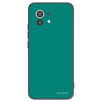 Picasee Xiaomi Mi 11 Hülle - Schwarzes Silikon - Emerald Mist