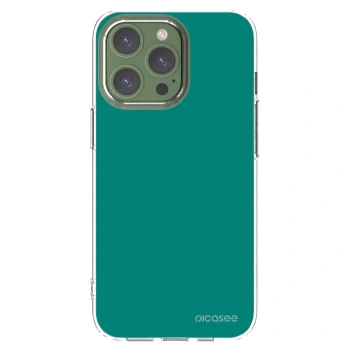 Picasee Apple iPhone 13 Pro Hülle - Transparentes Silikon - Emerald Mist