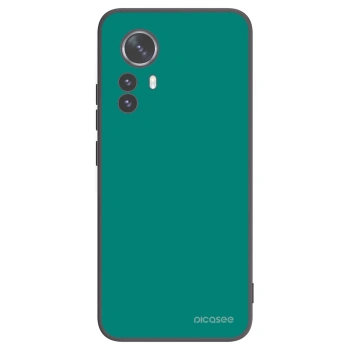 Picasee Xiaomi 12 Pro Hülle - Schwarzes Silikon - Emerald Mist