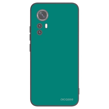 Picasee Xiaomi 12X Hülle - Schwarzes Silikon - Emerald Mist