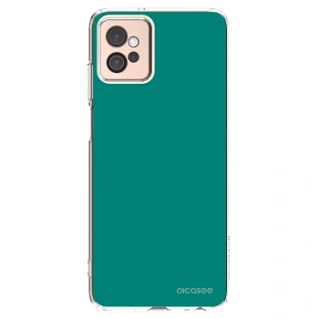 Picasee Motorola Moto G32 Hülle - Transparentes Silikon - Emerald Mist