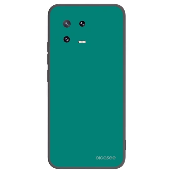 Picasee Xiaomi 13 Pro Hülle - Schwarzes Silikon - Emerald Mist