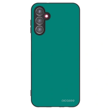 Picasee Samsung Galaxy A14 4G A145R Hülle - Schwarzes Silikon - Emerald Mist