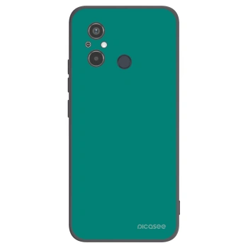 Picasee Xiaomi Redmi 12C Hülle - Schwarzes Silikon - Emerald Mist