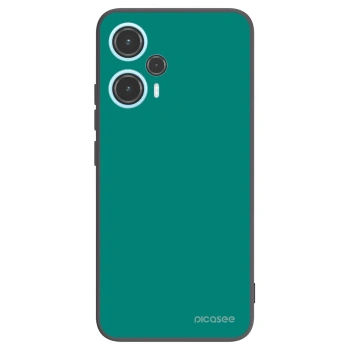 Picasee Xiaomi Poco F5 Hülle - Schwarzes Silikon - Emerald Mist