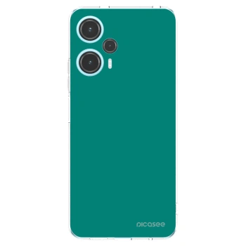 Picasee Xiaomi Poco F5 Hülle - Transparentes Silikon - Emerald Mist