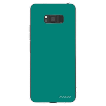 Picasee Samsung Galaxy S8 G950F Hülle - Transparentes Silikon - Emerald Mist
