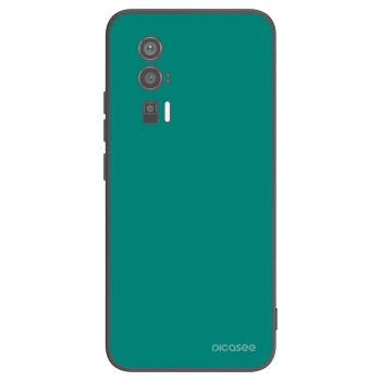 Picasee Xiaomi Poco F5 Pro 5G Hülle - Schwarzes Silikon - Emerald Mist