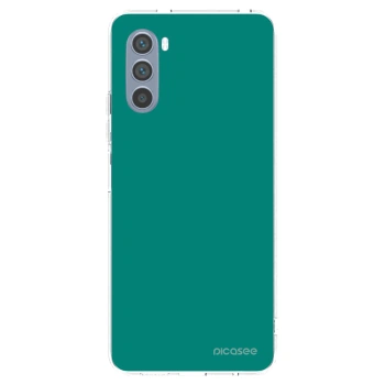 Picasee Motorola Moto G62 Hülle - Transparentes Silikon - Emerald Mist