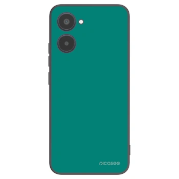 Picasee Realme 10 4G Hülle - Schwarzes Silikon - Emerald Mist