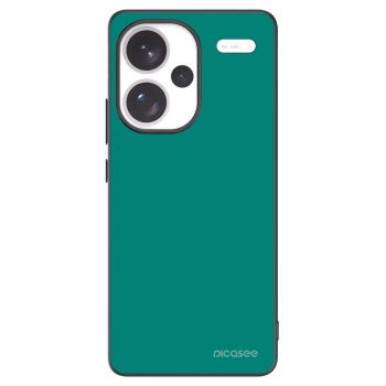 Picasee Xiaomi Redmi Note 13 Pro+ 5G Hülle - Schwarzes Silikon - Emerald Mist