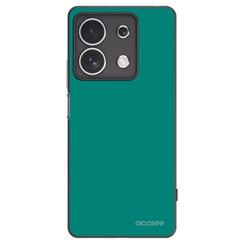 Picasee Xiaomi Redmi Note 13 4G Hülle - Schwarzes Silikon - Emerald Mist