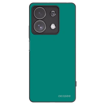 Picasee Xiaomi Redmi Note 13 Pro 4G Hülle - Schwarzes Silikon - Emerald Mist