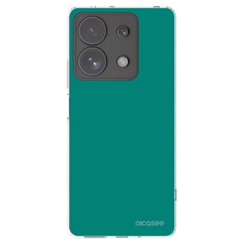 Picasee Xiaomi Redmi Note 13 Pro 4G Hülle - Transparentes Silikon - Emerald Mist