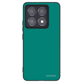 Picasee Xiaomi 14T Pro Hülle - Schwarzes Silikon - Emerald Mist