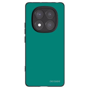 Picasee Xiaomi Redmi Note 14 Pro 5G Hülle - Schwarzes Silikon - Emerald Mist