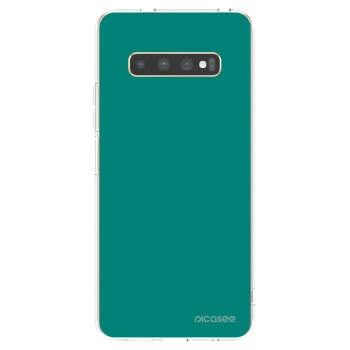 Picasee Samsung Galaxy S10 Plus G975 Hülle - Transparentes Silikon - Emerald Mist