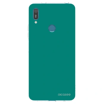 Picasee Huawei Y7 2019 Hülle - Transparentes Silikon - Emerald Mist
