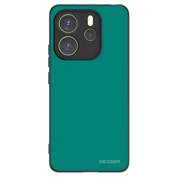 Picasee Xiaomi Redmi Note 14 4G Hülle - Schwarzes Silikon - Emerald Mist