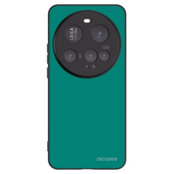 Picasee Xiaomi 15 Ultra Hülle - Schwarzes Silikon - Emerald Mist