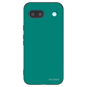 Picasee Google Pixel 8a Hülle - Schwarzes Silikon - Emerald Mist