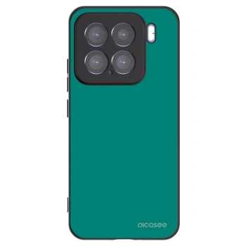 Picasee Xiaomi 15 Hülle - Schwarzes Silikon - Emerald Mist