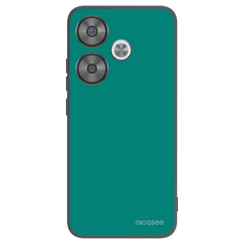Picasee Xiaomi Poco F6 Hülle - Schwarzes Silikon - Emerald Mist