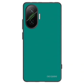 Picasee Xiaomi Poco F7 5G Hülle - Schwarzes Silikon - Emerald Mist