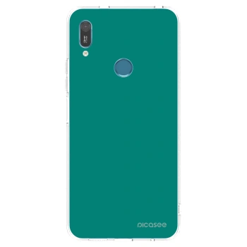 Picasee Huawei Y6 2019 Hülle - Transparentes Silikon - Emerald Mist