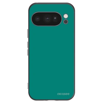 Picasee Google Pixel 10 Pro Hülle - Schwarzes Silikon - Emerald Mist