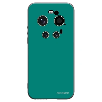Picasee Xiaomi 17 Ultra Hülle - Schwarzes Silikon - Emerald Mist