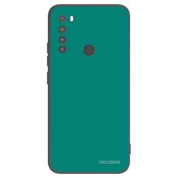 Picasee Xiaomi Redmi Note 8 Hülle - Schwarzes Silikon - Emerald Mist