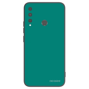 Picasee Huawei P40 Lite E Hülle - Schwarzes Silikon - Emerald Mist